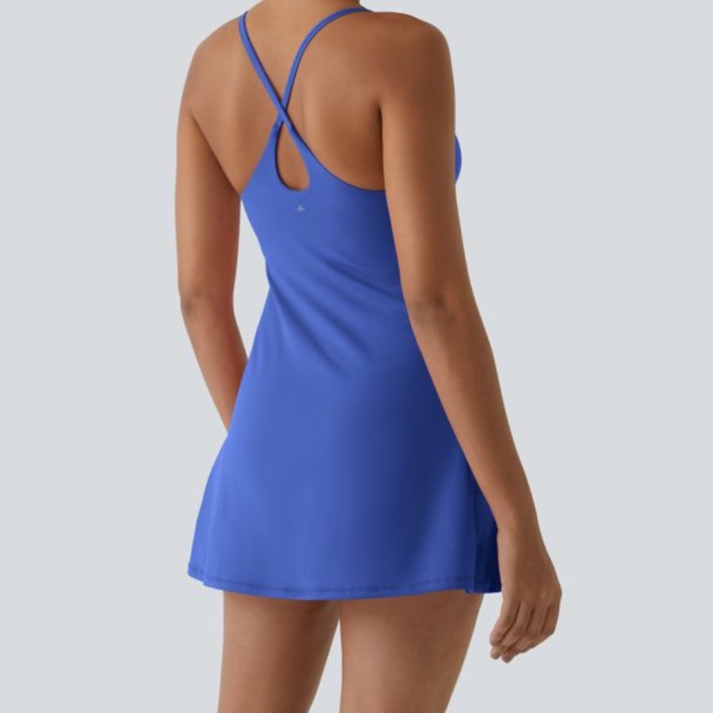 Halara Softlyzero™ Plush Backless Active Dress-Easy Peezy Edition - Sz Lg - Picture 2 of 11